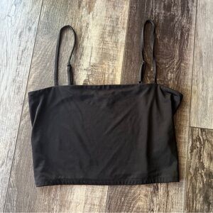 Express | crop spaghetti strap top
